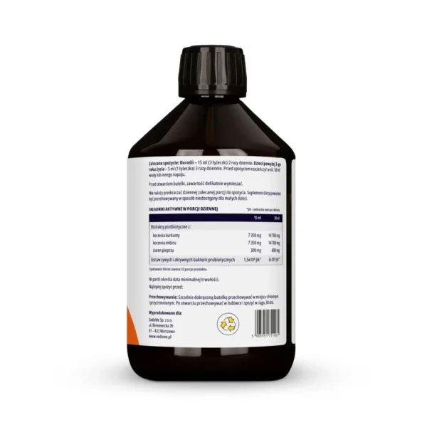 EndoBiotyk etykieta tyl tabela 7