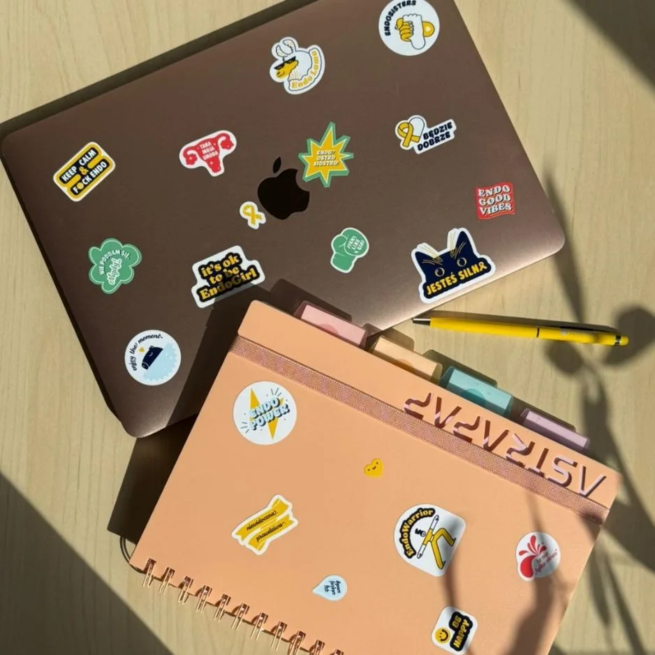 Zestaw naklejek EndoHope - obrazek 2